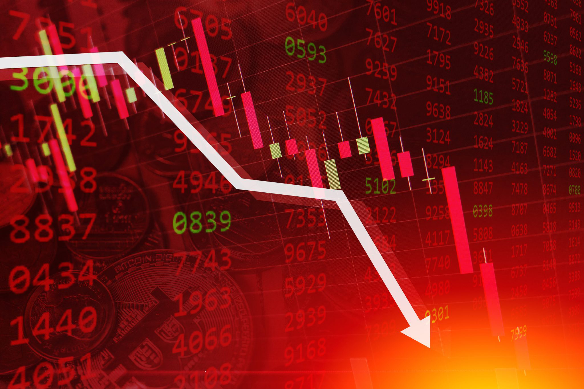 Market Downturn: Biotech and Tech Stocks Face Sharp Declines Amidst High Selling Volume